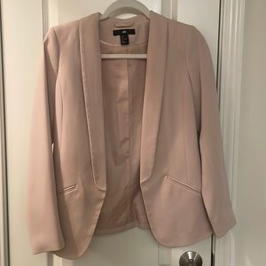 H&M light pink blazer